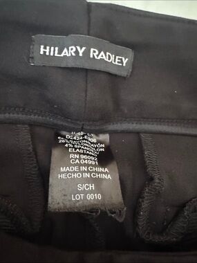 Hilary Radley Black High-Rise Leggings